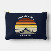 Custom Mountain Sunset Marine Blauw Wandelen Etui (Voorkant)