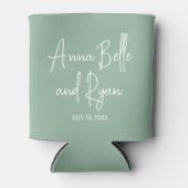 Custom Mountain Wedding Gast Favoriet Blikjeskoeler (Voorkant)