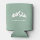 Custom Mountain Wedding Gast Favoriet Blikjeskoeler (Achterkant)