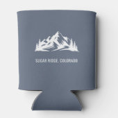 Custom Mountain Wedding Gast Favoriet Blikjeskoeler (Achterkant)