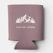 Custom Mountain Wedding Guest Favor Blikjeskoeler (Achterkant)