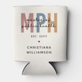 Custom MPH Master of Public Health Afstuderen Blikjeskoeler (Voorkant)