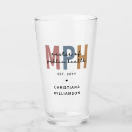 Custom MPH Master of Public Health Afstuderen Glas