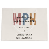 Custom MPH Master of Public Health Afstuderen Groot Cadeauzakje (Voorkant)