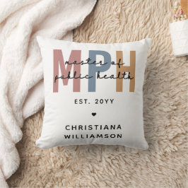 Custom MPH Master of Public Health Afstuderen Kussen