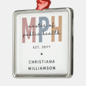 Custom MPH Master of Public Health Afstuderen Metalen Ornament (Links)