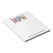 Custom MPH Master of Public Health Afstuderen Notitieblok (Schuin)