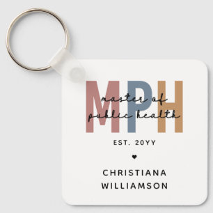 Custom MPH Master of Public Health Afstuderen Sleutelhanger