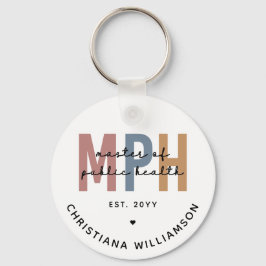 Custom MPH Master of Public Health Afstuderen Sleutelhanger