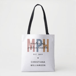Custom MPH Master of Public Health Afstuderen Tote Bag