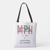 Custom MPH Master of Public Health Afstuderen Tote Bag (Achterkant)