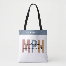 Custom MPH Master of Public Health Afstuderen Tote Bag