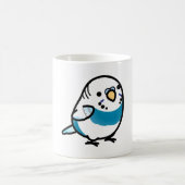 CUSTOM Mr. Blue de Chubby Budgie Koffiemok (Center)