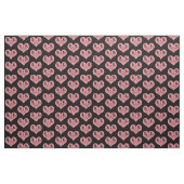Custom Mr en Mrs Wedding Black Heart Sjabloon Stof (Yard (91,4 cm))