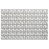 Custom Mr en Mrs Wedding Sjabloon Stof (Yard (91,4 cm))