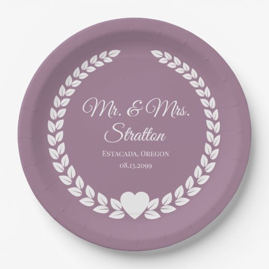 Custom Mr & Mrs Bride and Groom Pas getrouwd Papieren Bordje (Voorkant)