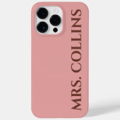 Custom Mr & Mrs Phone Case Gift for Couples (Achterkant)
