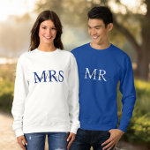 Custom Mr & Mrs Sweatshirt, Wedding Anniversary  Trui