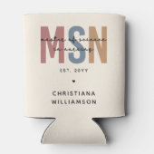 Custom MSN Master of Science in Verpleegkundig Afs Blikjeskoeler (Achterkant)