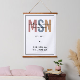 Custom MSN Master of Science in Verpleegkundig Afs Hangend Wandkleed