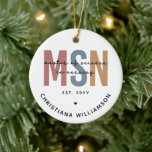 Custom MSN Master of Science in Verpleegkundig Afs Keramisch Ornament<br><div class="desc">Custom MSN Master of Science in Verpleegkundig Afstuderen | Verpleegschool NP Afstuderen Gifts!</div>