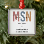 Custom MSN Master of Science in Verpleegkundig Afs Metalen Ornament<br><div class="desc">Custom MSN Master of Science in Verpleegkundig Afstuderen | Verpleegschool NP Afstuderen Gifts!</div>