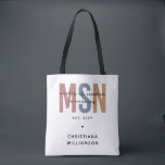 Custom MSN Master of Science in Verpleegkundig Afs Tote Bag<br><div class="desc">Custom MSN Master of Science in Verpleegkundig Afstuderen | Verpleegschool NP Afstuderen Gifts!</div>