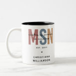 Custom MSN Master of Science in Verpleegkundig Afs Tweekleurige Koffiemok<br><div class="desc">Custom MSN Master of Science in Verpleegkundig Afstuderen | Verpleegschool NP Afstuderen Gifts!</div>