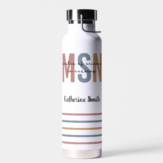Custom MSN Master of Science in Verpleegkundig Afs Waterfles (Links)