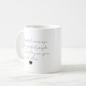 Custom Mug Actual Handwriting Ceramic Mug, Persona Koffiemok (Voorkant links)
