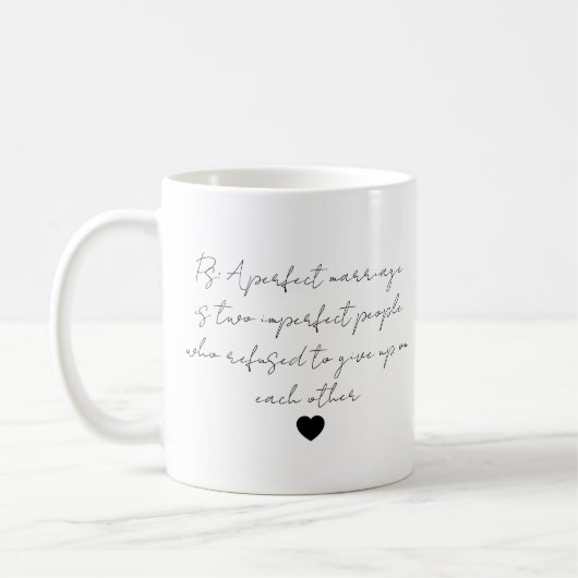 Custom Mug Actual Handwriting Ceramic Mug, Persona Koffiemok (Links)