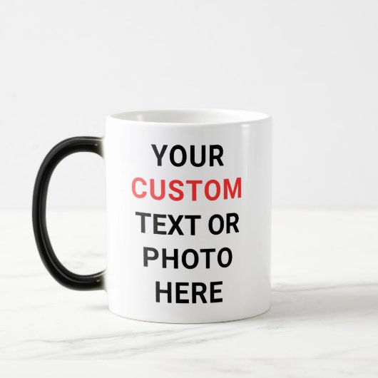 Custom Mug | Add Text, Photo, Logo or Design Here  Magische Mok (Links)