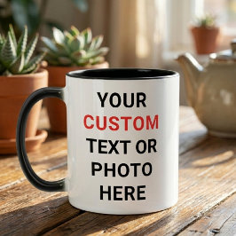 Custom Mug | Add Text, Photo, Logo or Design Here  Mok