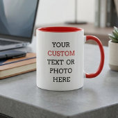 Custom mug with your text or photo   mok
