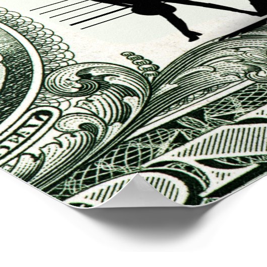 Custom Music Band en geld Poster (Hoek)