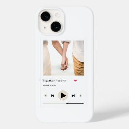 Custom Music Player – Voeg uw foto en naam toe Case-Mate iPhone 14 Hoesje
