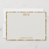 Custom Mustard Yellow Daisy Flowers Wedding Names Bedankkaart (Voorkant)