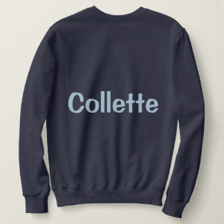 Custom Naam Navy Blue Dames Sweatshirt