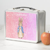 Custom Naam Peter het konijn girly roze glam (In situ)