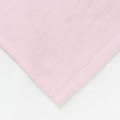 Custom Naam Roze Bogen en Kersen Girly Coquette Fleece Deken (Hoek)