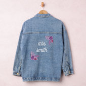 Custom Naam Vrouwen Denim Jas (Jean Jas) Jacket (Hangar)