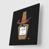 CUSTOM NAIL salon Golden glitter stylist Vierkante Klok (Hoek)