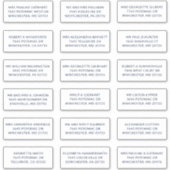 Custom Name 18 Shipping Large Address Labels (Voorkant)