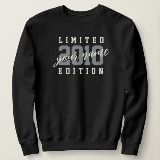 Custom Name 2010 Limited Edition, 16th Birthday Trui (Design voorkant)