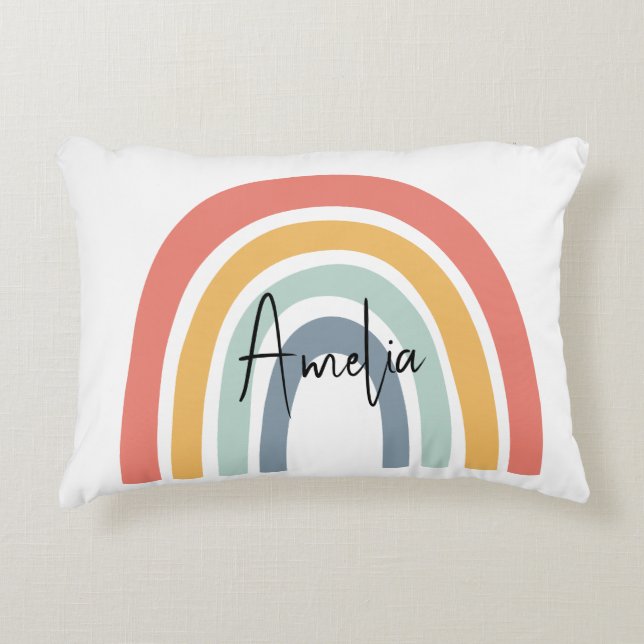 Custom Name Accent Kussen (Voorkant)