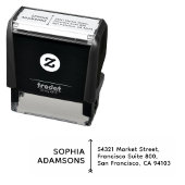 Custom Name & Address | Modern Self Addressed Zelfinktende Stempel