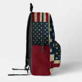 Custom Name American Flag Boys Backpack Bedrukte Rugzak (Links)