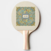Custom Name Artistic Zentangle Ping Pong Paddle Tafeltennisbatje (Achterkant)