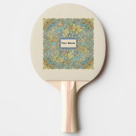 Custom Name Artistic Zentangle Ping Pong Paddle Tafeltennisbatje