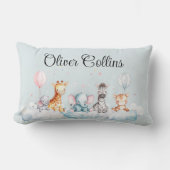 Custom Name Baby Zebra met al zijn vrienden Kussen (Voorkant)